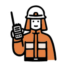 消防無線 イラスト